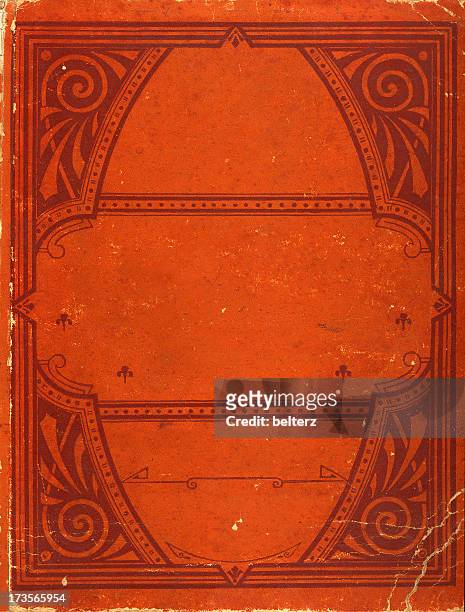 vintage book decoration - old leather stock pictures, royalty-free photos & images