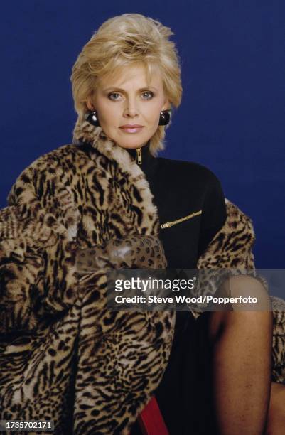Swedish actress and model Britt Ekland, circa 1994. Ekland established herself as a sex symbol through her films such as Get Carter and as a Bond...
