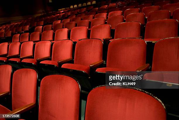 theater seats - broadway stock pictures, royalty-free photos & images