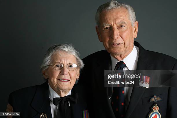 wwii veterans - canadian military uniform stock pictures, royalty-free photos & images