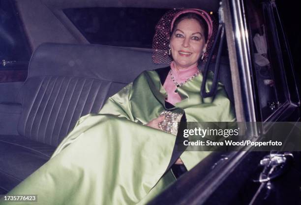 American actress Ava Gardner in, London, England, circa 1978.