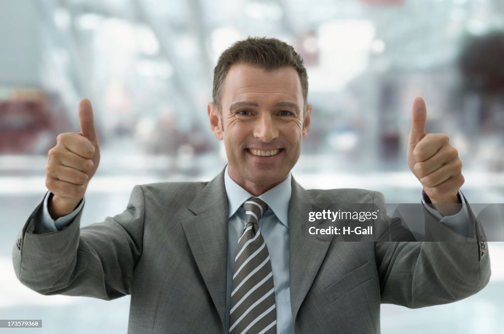 Businessman on the Top