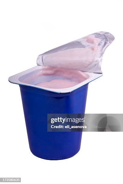 yogurt - yogurt container stock pictures, royalty-free photos & images