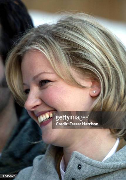 Actress Gretchen Mol is seen at the 2003 Sundance Film Festival to promote her new movie "The Shape of Things" on January 20, 2003 in Park City, Utah.