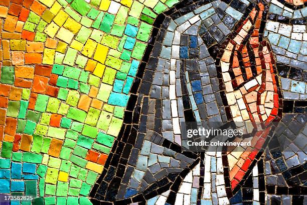 church tiles - catholic saints stock pictures, royalty-free photos & images