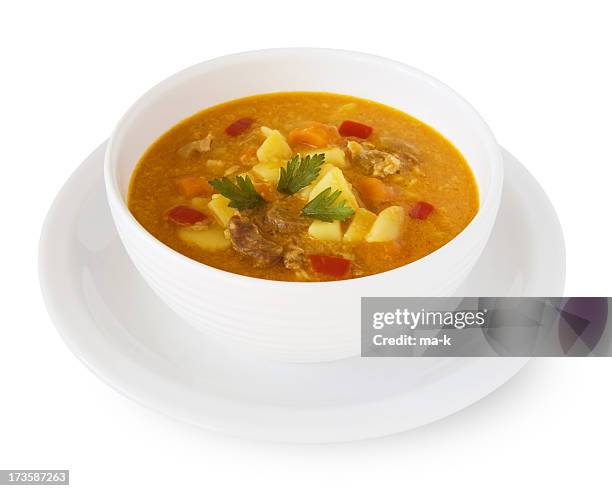 beef stew - stoofvlees stockfoto's en -beelden