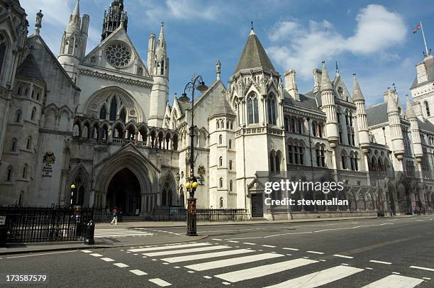 the royal courts of justice - the strand london stock pictures, royalty-free photos & images