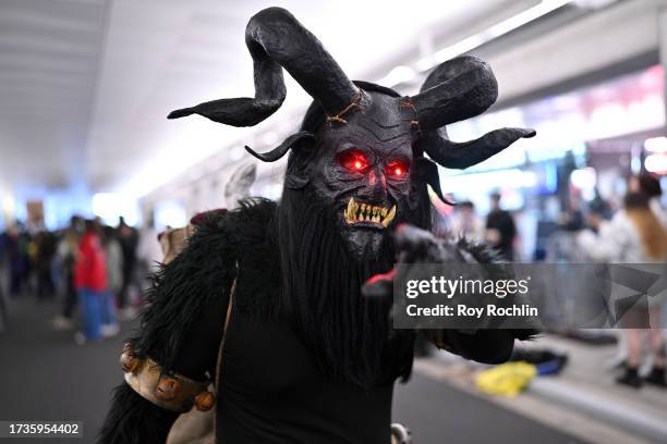 Cosplayer poses during New York Comic Con 2023 - Day 3 at Javits Center on October 14, 2023 in New York City.