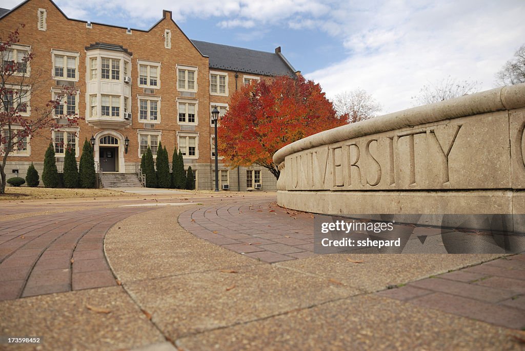 University in Autumn