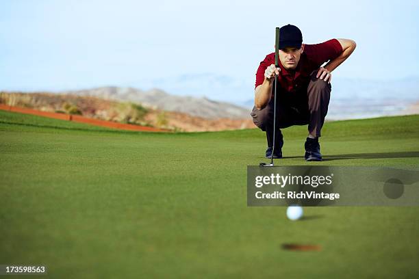 eagle putt - putting golf bildbanksfoton och bilder