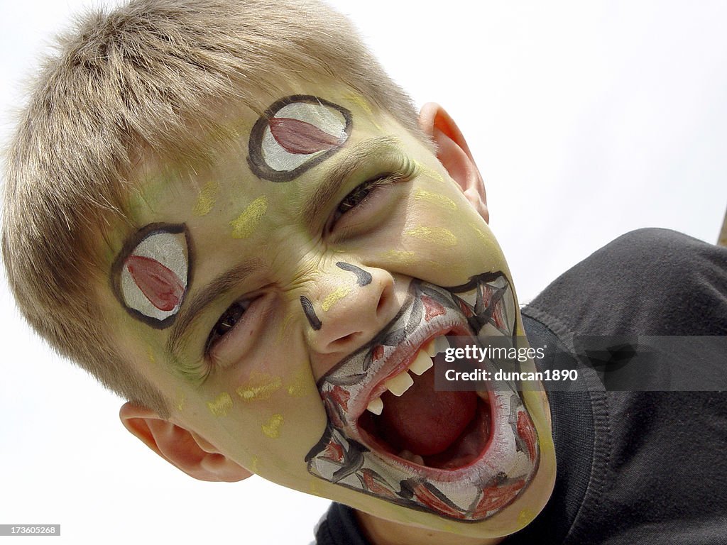 Boy With Painted Face