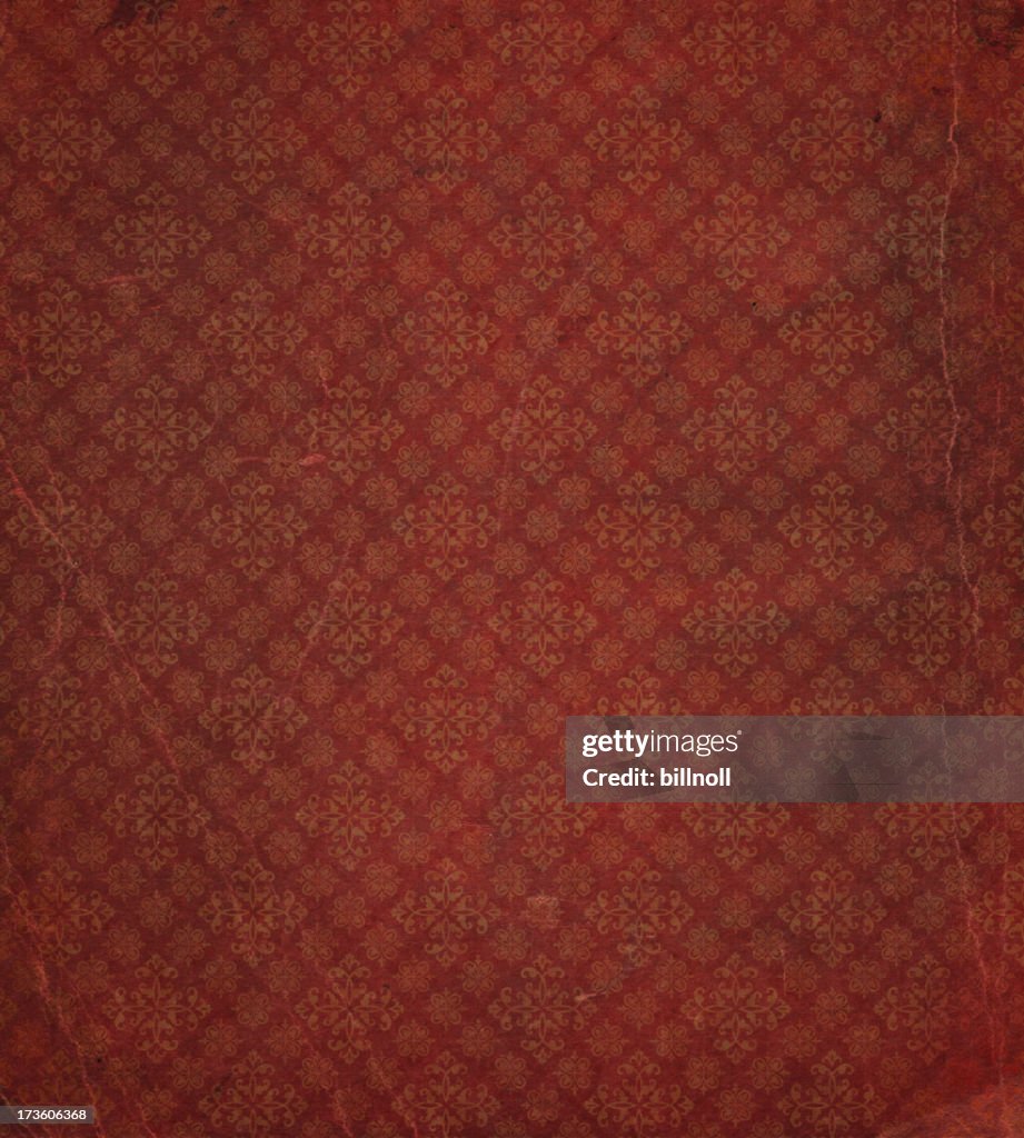 Heavily distressed wallpaper pattern