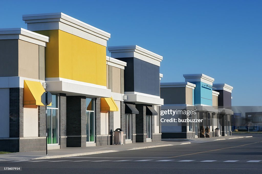 Colorful Store Building Exteriors