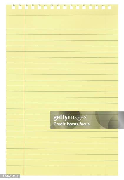 carta vuota nota - foglio a righe foto e immagini stock