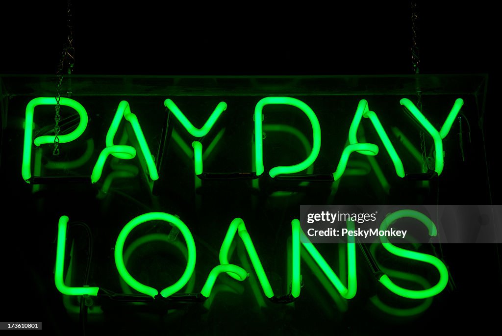 Payday Loans Neon Sign