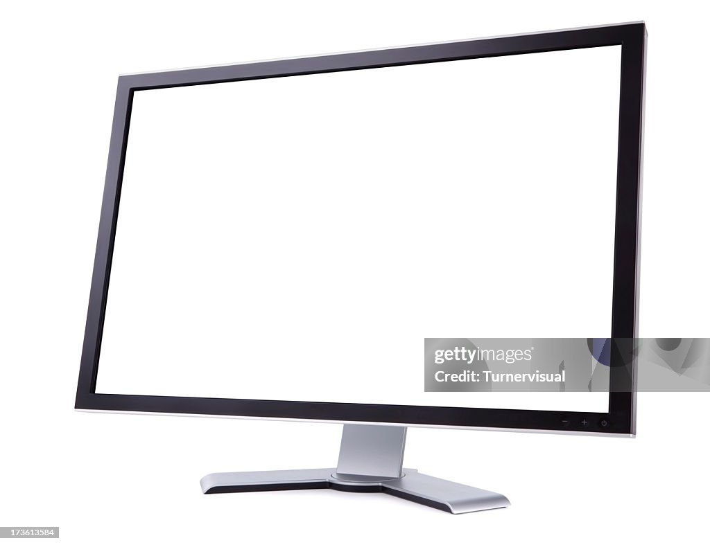 Computer Screen (Angled)  XXXL + Clipping Path