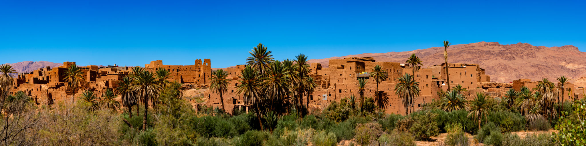 Tinghir (Tenerhir) city in the oasis of the Todra Valley, Morcco Tinghir (Tenerhir) city in the oasis of the Todra Valley, Morcco