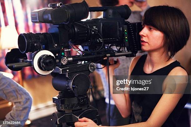 as filmagens - diretor de cinema - fotografias e filmes do acervo