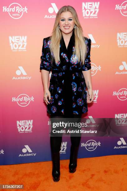 Kelly Clarkson attends Audacy's 10th Annual We Can Survive at Prudential Center on October 14, 2023 in Newark, New Jersey.