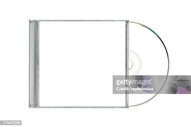 jewel case with cd hanging out - rom stock pictures, royalty-free photos & images