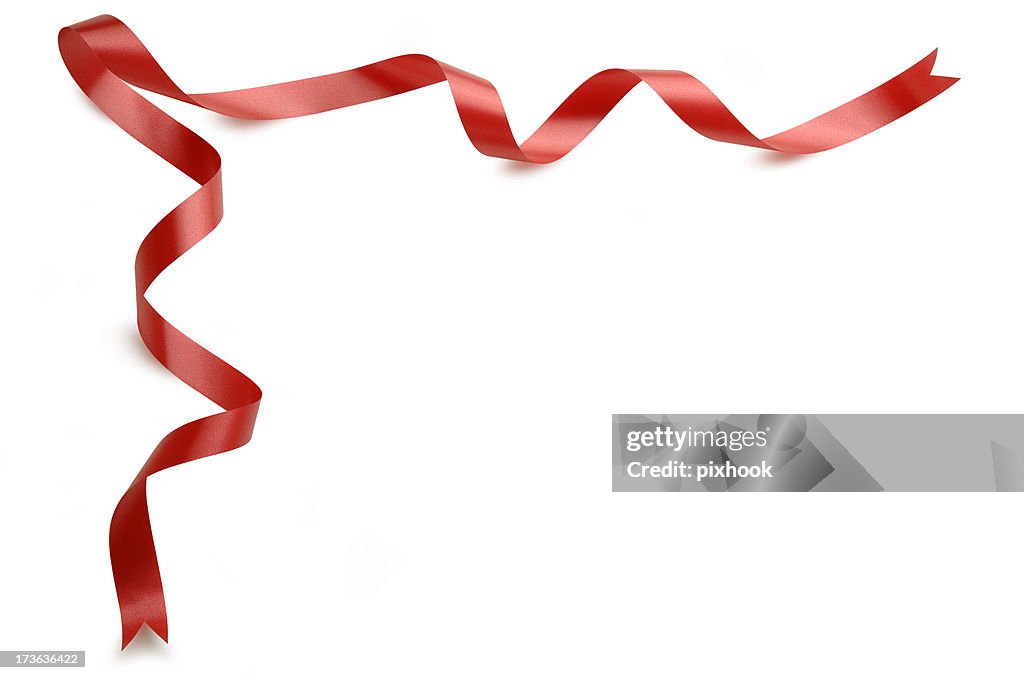 Red Ribbon Side Red Ribbon High-Res Stock Photo - Getty Images