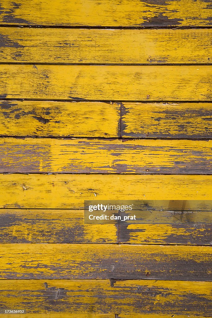 Old Yellow Painted Wall