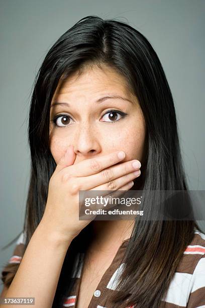 silence - bad breath stock pictures, royalty-free photos & images