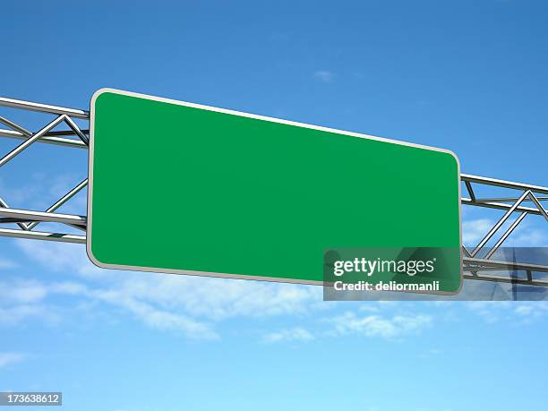 de alta resolución en blanco señal - autopista interestatal fotografías e imágenes de stock