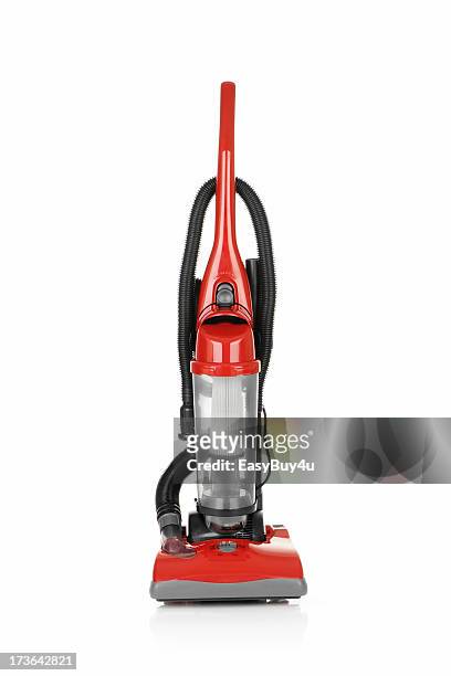 red vacuum cleaner used to improve your cleaning experience - vacuum cleaner bildbanksfoton och bilder