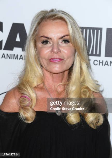 Bobi Leonard arrives at the 2023 Last Chance For Animals Gala at The Beverly Hilton on October 14, 2023 in Beverly Hills, California.