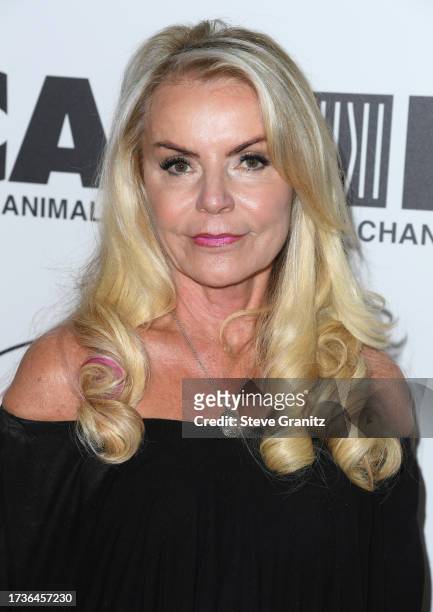 Bobi Leonard arrives at the 2023 Last Chance For Animals Gala at The Beverly Hilton on October 14, 2023 in Beverly Hills, California.