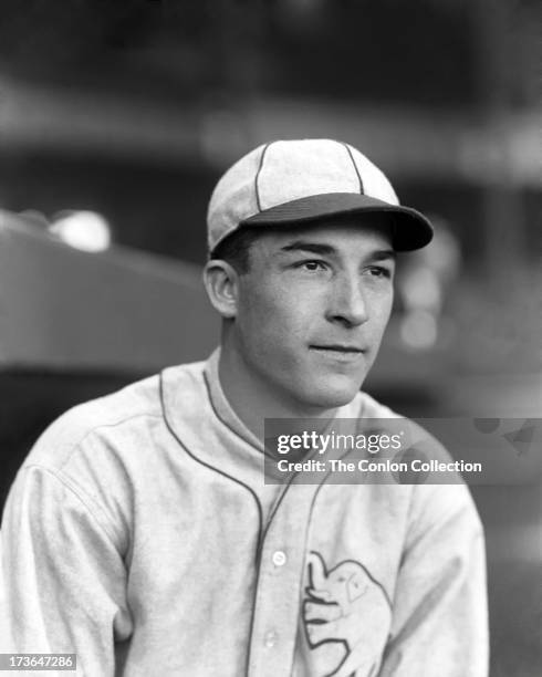 Portrait of Aloysius H. Simmons of the Philadelphia Athletics in 1924.