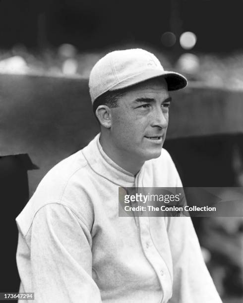 Portrait of Aloysius H. Simmons of the Philadelphia Athletics in 1929.