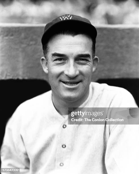 Portrait of Aloysius H. Simmons of the Philadelphia Athletics in 1940.