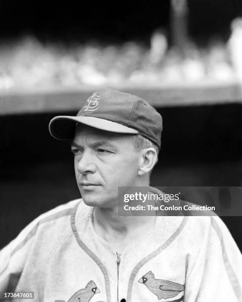 Portrait of William H. Southworth of the St. Louis Cardinals in 1942.