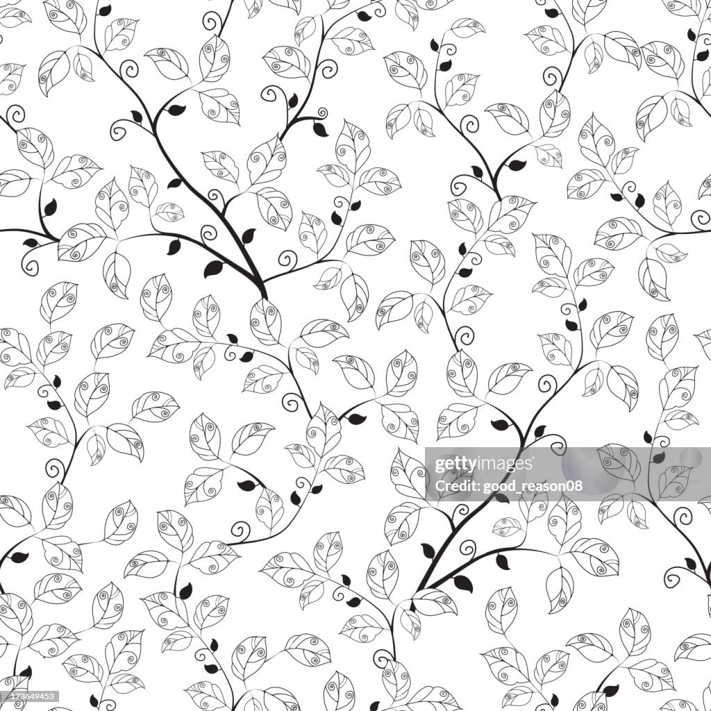 Tree Branch Seamless Pattern High-Res Vector Graphic - Getty Images