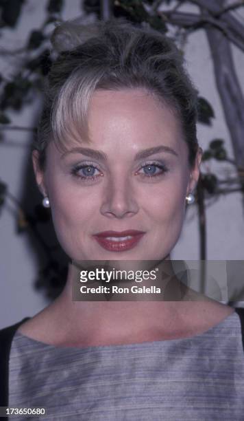 Kim Johnston Ulrich attends NBC TV All-Star Affiliates Party on July 30, 1999 at the Twin Palms Restaurant in Pasadena, California.