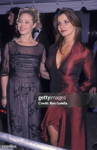 Kim Johnston Ulrich and Eva Temargo Lemus attend 27th Annual Daytime Emmy Awards on May 19, 2000 at Radio City Music Hall in New York City.