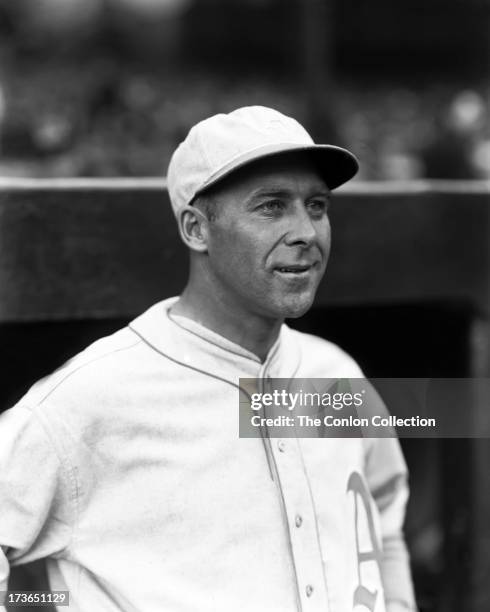 Portrait of George E. Walberg of the Philadelphia Athletics in 1930.