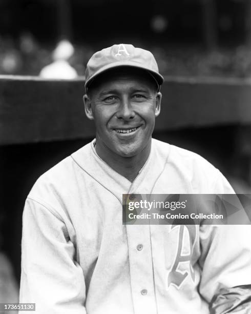 Portrait of George E. Walberg of the Philadelphia Athletics in 1933.