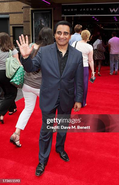 Sanjeev Bhaskar attends the UK Premiere of 'The Wolverine' at Empire Leicester Square on July 16, 2013 in London, England.