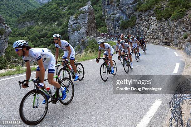 Argos Shimano riders in action during stage sixteen of the 2013 Tour de France, a 168KM road stage from Vaison-la-Romaine to Gap, on July 16, 2013 in...