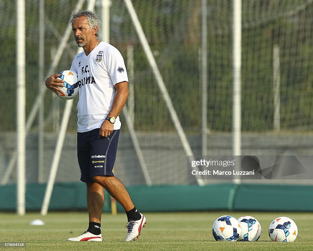 Head Coach Roberto Donadoni Of Parma FC Looks On During FC Parma head-coach-roberto-donadoni-of-parma-fc-looks-on-during-fc-parma