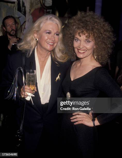 Diane Ladd and Grace Zabriskie attend the screening of "Wild At Heart" on August 13, 1990 at the Cinerama Dome Theater in Universal City, California.