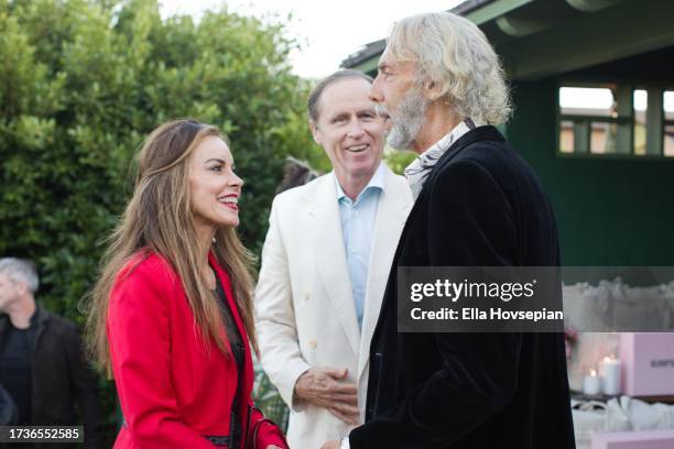 Alisha Das, Michael Hayes and Stephen 'Scooter' Weintraub attend the launch of Libby June Weintraub's book "She Was Born: Words on Loss and...