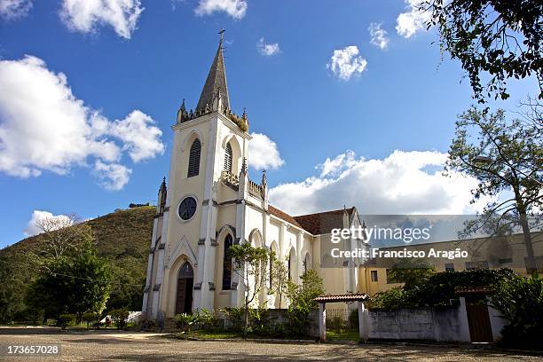 igreja de santa isabel de hungria - caxambu, minas - hungria stock pictures, royalty-free photos & images