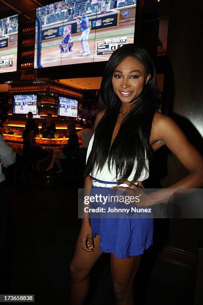 Former Miss USA Nana Meriwether attends The 4th Annual All-Star State Of Mind Celebration at 40 / 40 Club on July 15, 2013 in New York City.