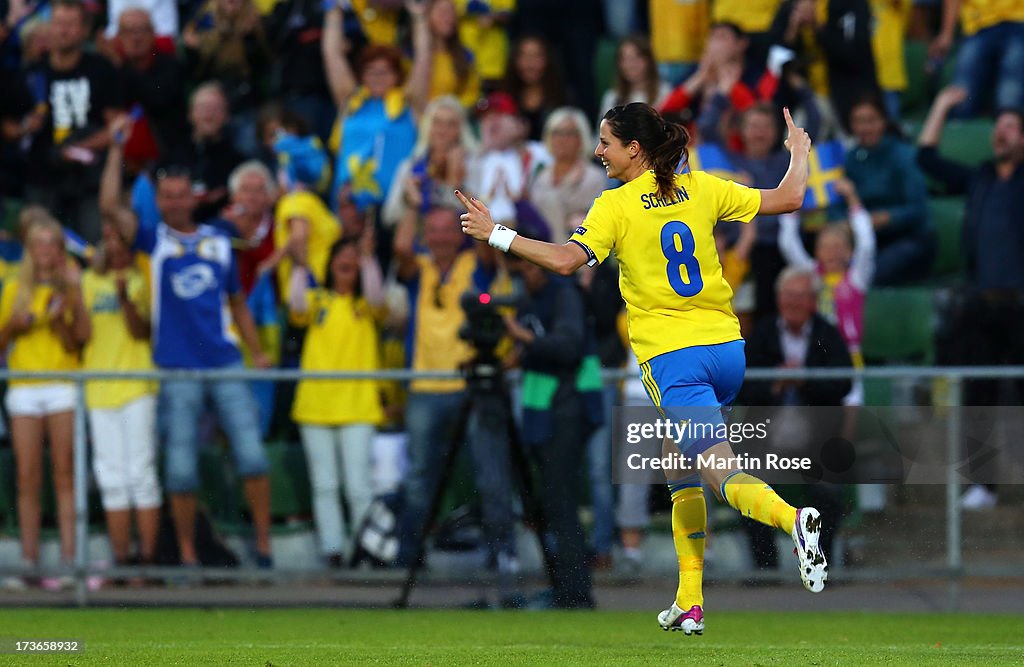 Sweden v Italy - UEFA Women's Euro 2013: Group A