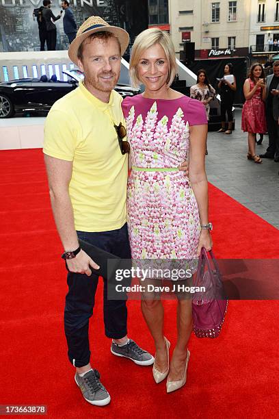 Jenni Falconer attends the UK premiere of 'The Wolverine' at The Empire Leicester Square on July 16, 2013 in London, England.