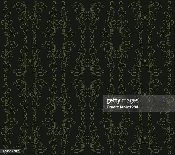 seamless damask wallpaper - fashion photography background stock illustrations